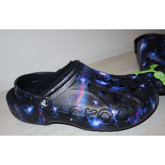 Crocs 205975-0C4 Unisex Sz Men's 10 Women's Sz 12 Baya Printed Lined Clogs - Picture 7 of 9